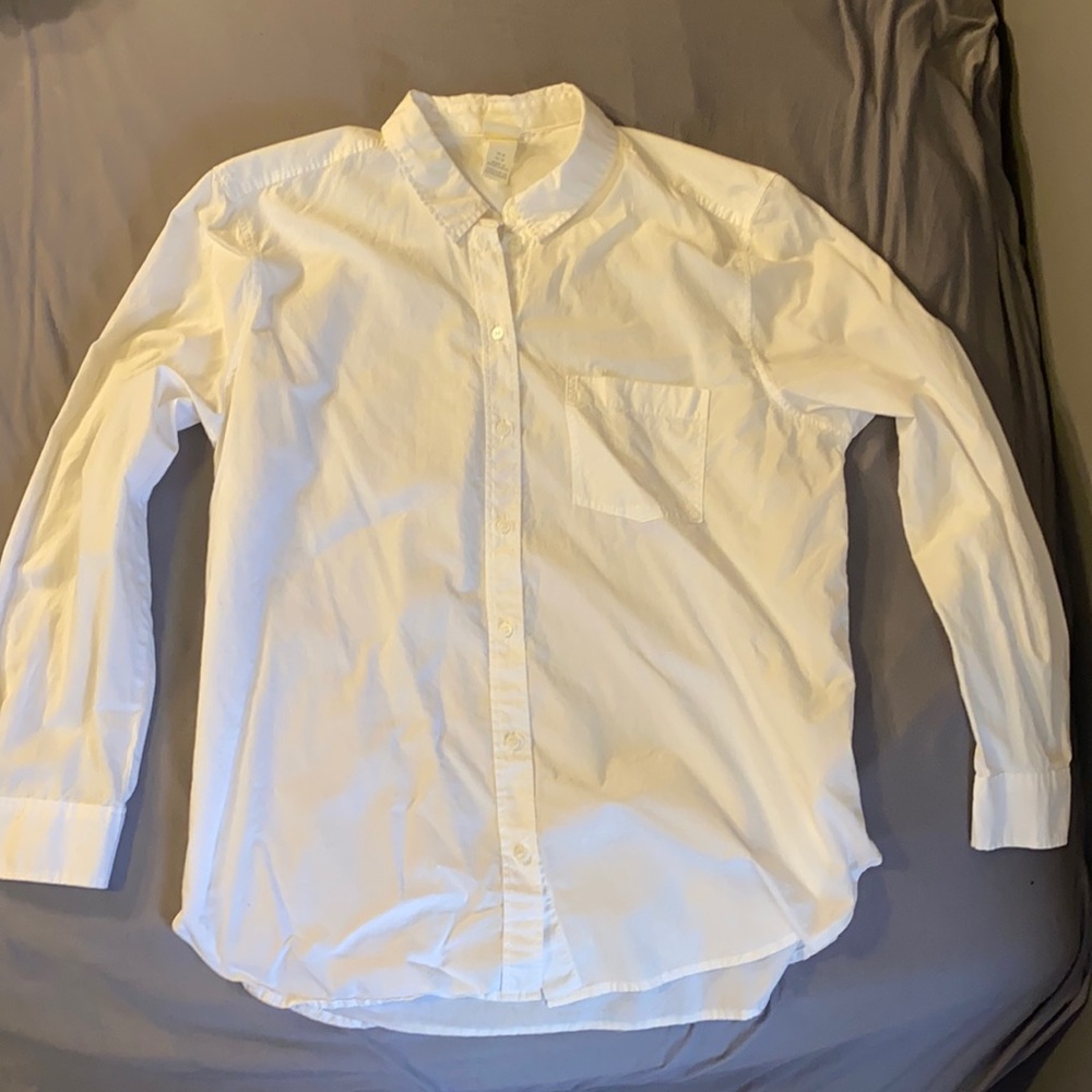 H&M White Button Up Shirt